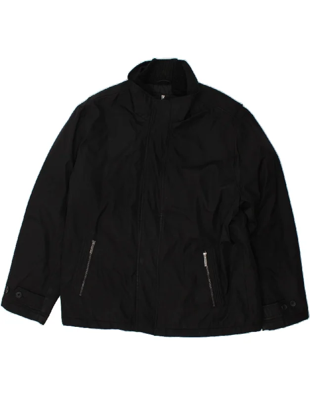 Men's Coats with Modern CutsLONDON FOG Mens Bomber Jacket UK 44 2XL Black Polyester