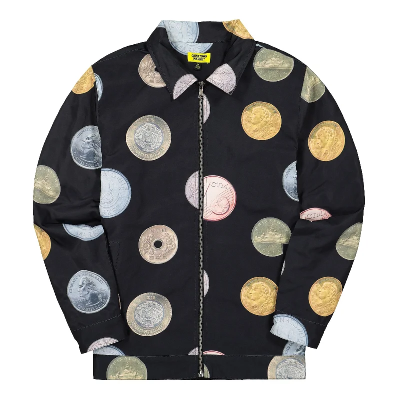 Modern Men's Field JacketsCoins Work Jacket