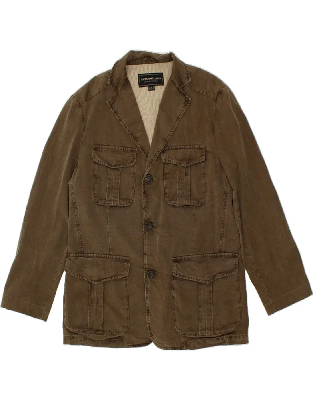 Men's Coats for Skinny MenMARLBORO CLASSICS Mens Denim Jacket EU 50 Large Beige Cotton Men's Coats for Skinny MenMARLBORO CLASSICS Mens Denim Jacket EU 50 Large Beige Cotton