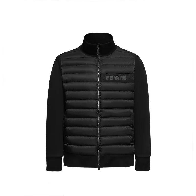 Men's Coats with PocketsMen's Lavish Down Jacket in Black