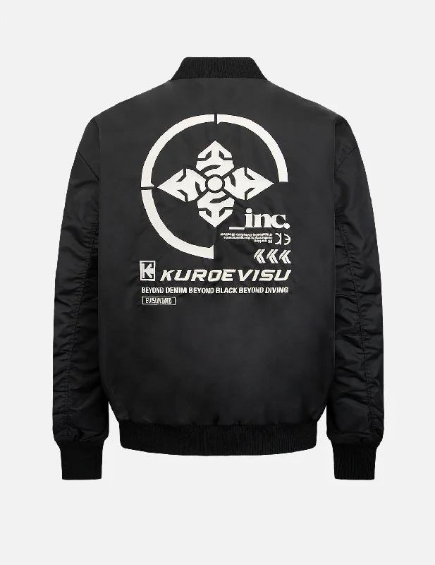 Men's Coats with Ripstop FabricMock 2-in-1 Bomber Jacket