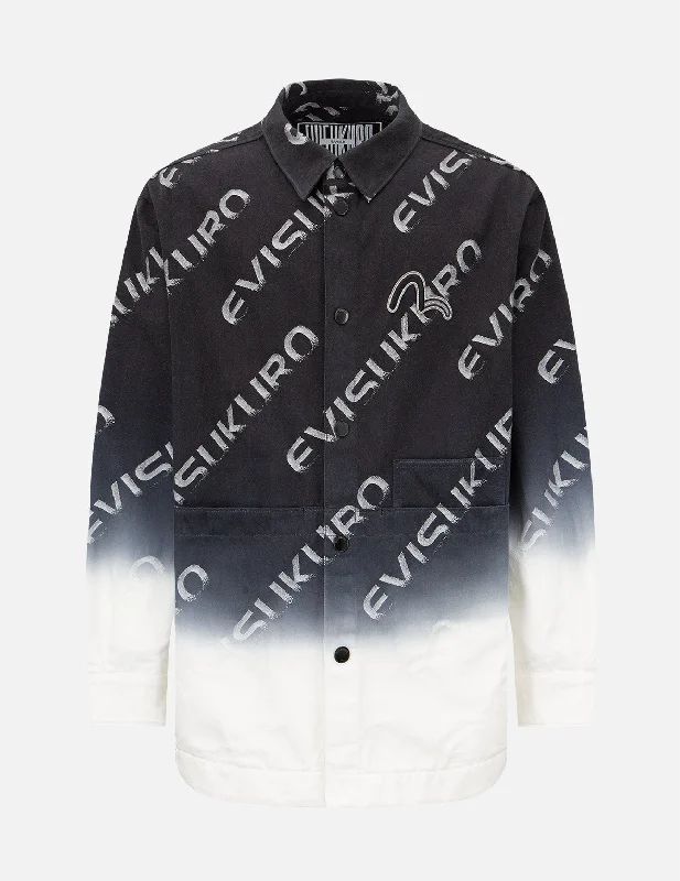 Men's Coats for AutumnMonogram Jacquard Denim Shirt Jacket