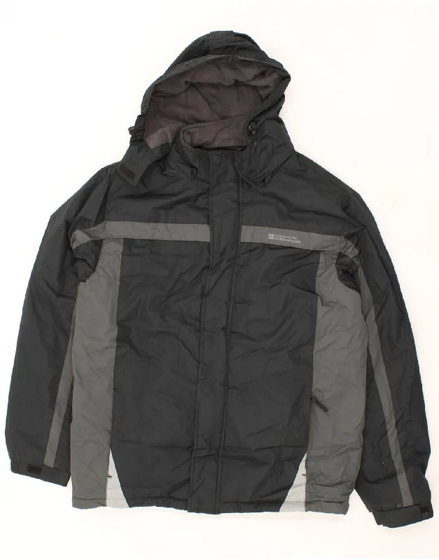 Men's Coats with Quilted LiningMOUNTAIN WAREHOUSE Mens Hooded Windbreaker Jacket UK 40 Large Black Men's Coats with Quilted LiningMOUNTAIN WAREHOUSE Mens Hooded Windbreaker Jacket UK 40 Large Black