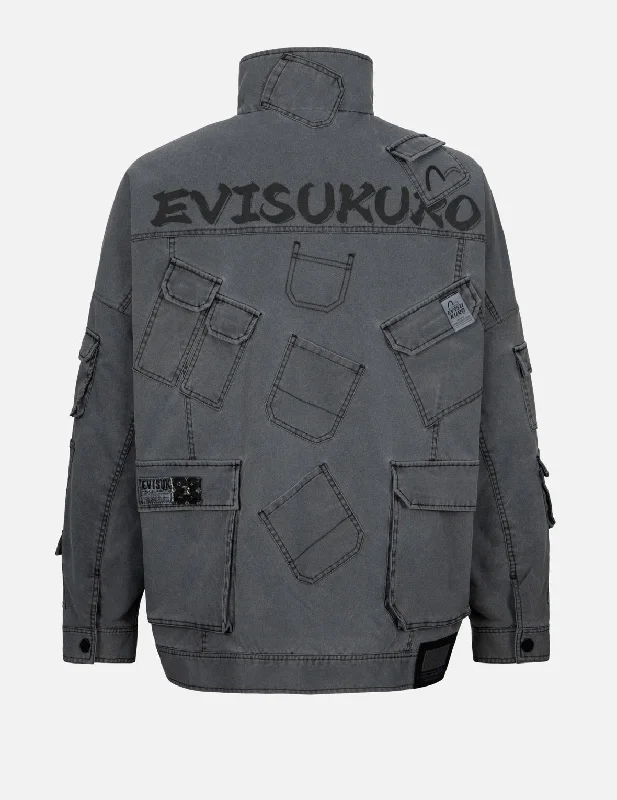 Men's Coats for Every BudgetMulti Pocket Oversized Cargo Jacket