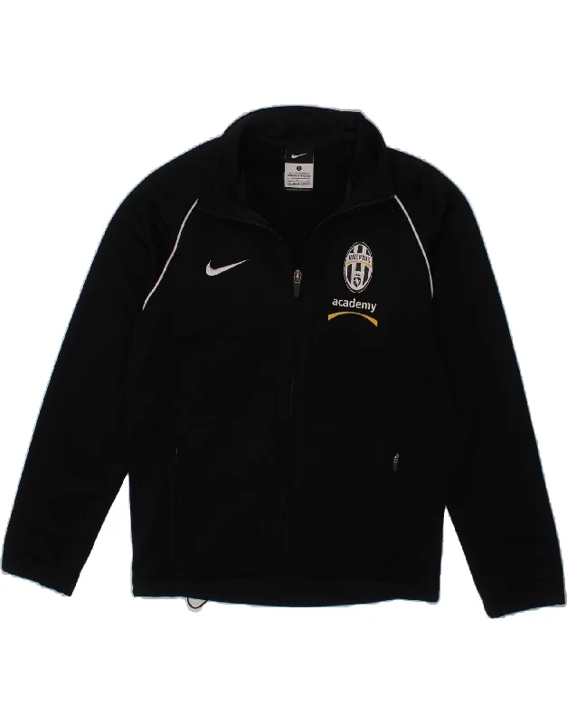 Men's Coats with Removable LiningsNIKE Boys Juventus Graphic Tracksuit Top Jacket 8-9 Years Small Black