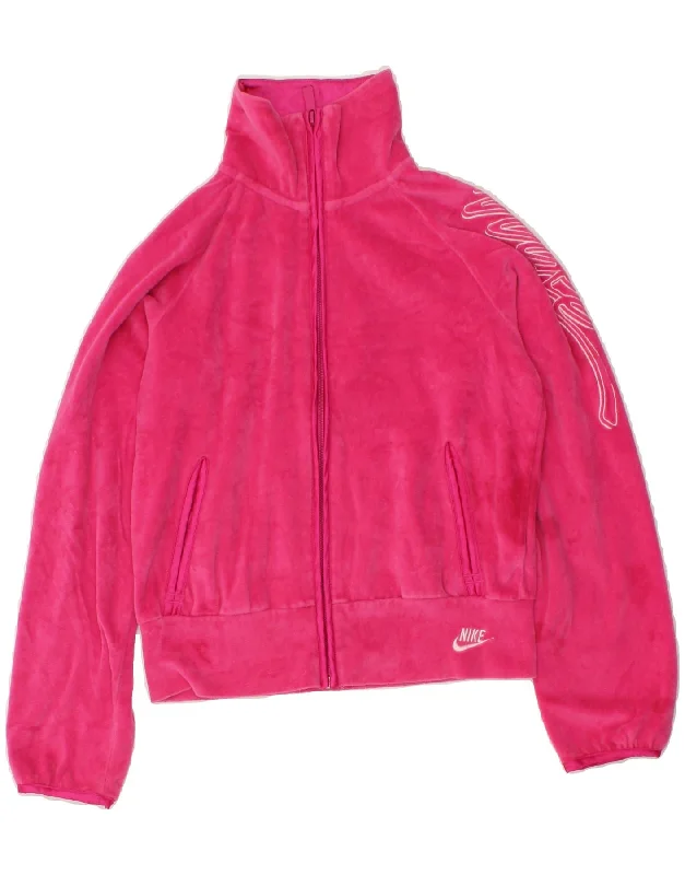 Men's Coats with Contrast StitchingNIKE Girls Graphic Tracksuit Top Jacket 10-11 Years Medium Pink Cotton Men's Coats with Contrast StitchingNIKE Girls Graphic Tracksuit Top Jacket 10-11 Years Medium Pink Cotton