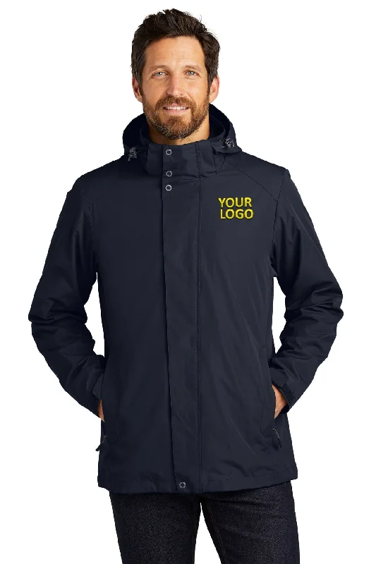 Cool Men's Pea CoatsPort Authority All-Weather 3-in-1 Customized Jackets, River Blue Navy Cool Men's Pea CoatsPort Authority All-Weather 3-in-1 Customized Jackets, River Blue Navy