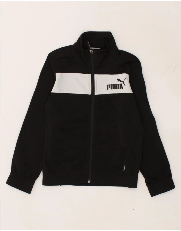 Men's Coats for Formal EventsPUMA Boys Graphic Tracksuit Top Jacket 5-6 Years Black Colourblock Men's Coats for Formal EventsPUMA Boys Graphic Tracksuit Top Jacket 5-6 Years Black Colourblock