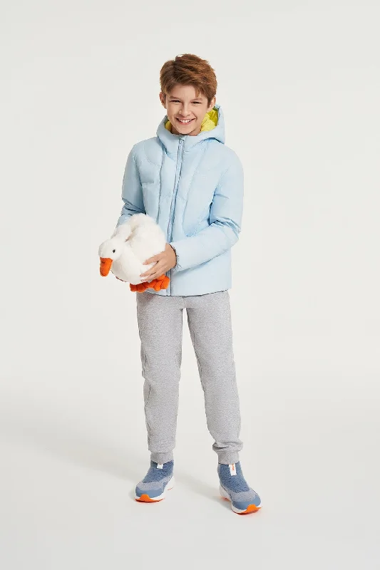 Men's Coats with Embroidered DetailsQuilted Hooded Down Jacket