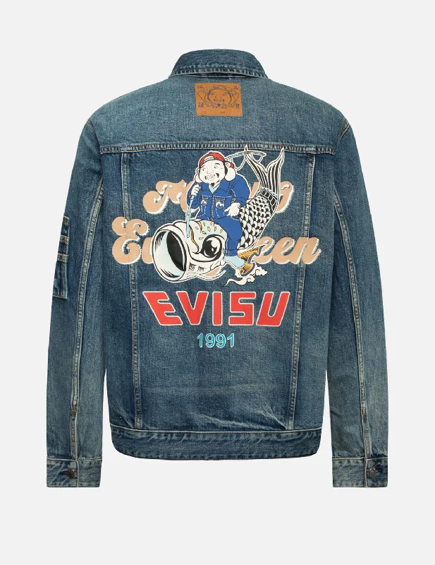 Men's Coats with Hidden PocketsSeagull Embroidery
Godhead Print Relax Fit Denim Jacket Men's Coats with Hidden PocketsSeagull Embroidery
Godhead Print Relax Fit Denim Jacket