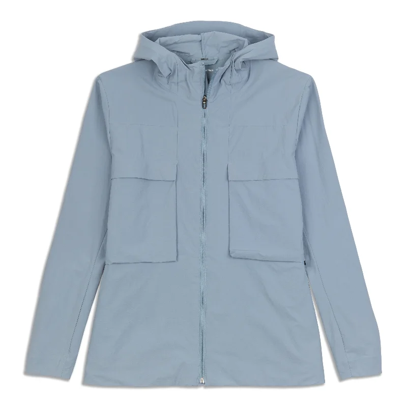 Men's Coats with Water-Repellent FabricStretch Cargo Jacket