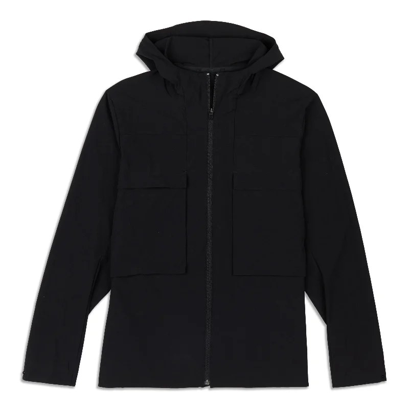 Men's Coats with Patchwork DesignsStretch Cargo Jacket - Resale