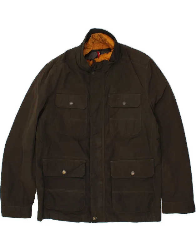 Men's Coats for BikingTOMMY HILFIGER Mens Windbreaker Jacket UK 42 XL Khaki Polyester Men's Coats for BikingTOMMY HILFIGER Mens Windbreaker Jacket UK 42 XL Khaki Polyester