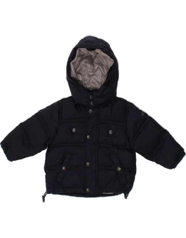 Functional Men's Ski JacketsTRUSSARDI Baby Boys Hooded Padded Jacket 12-18 Months Navy Blue Polyester Functional Men's Ski JacketsTRUSSARDI Baby Boys Hooded Padded Jacket 12-18 Months Navy Blue Polyester