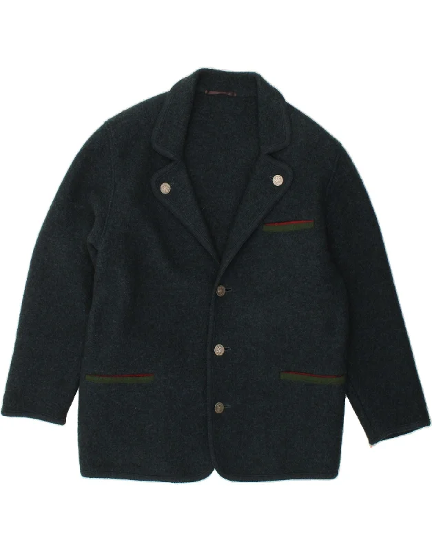 Men's Coats with Modern CutsVINTAGE Mens 3 Button Blazer Jacket UK 40 Large Green