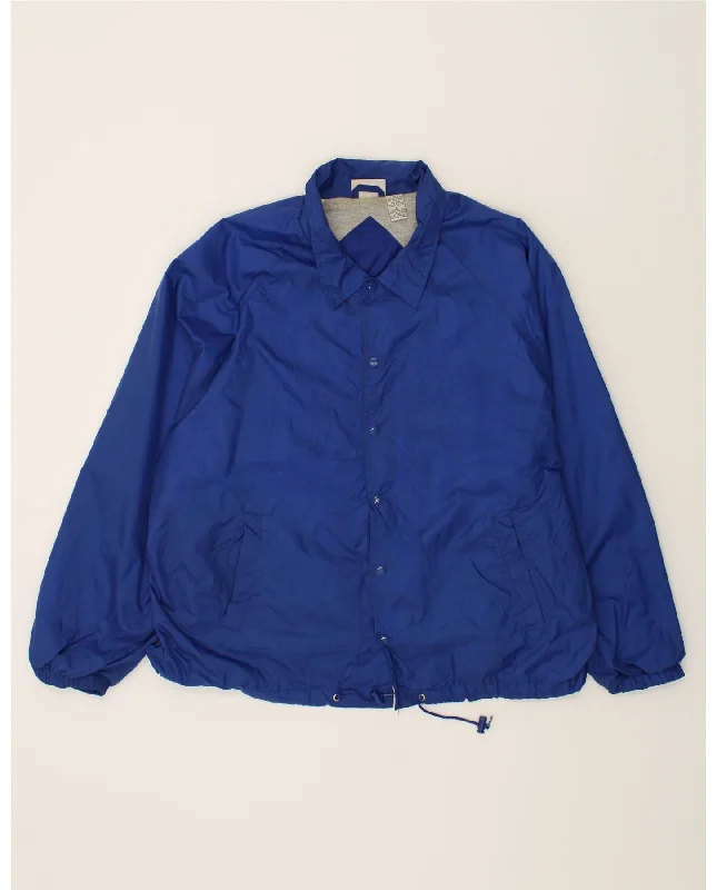 Men's Coats for Every OccasionVINTAGE Mens Bomber Jacket UK 42 XL Blue Nylon